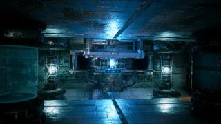 Secured Container inside the Station