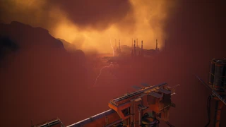 Platforms and customs area