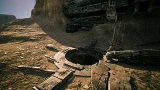 Location of the container in Cephas Downs