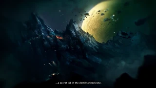 The secret lab in a flashback