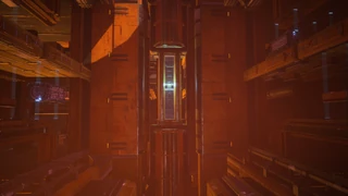 Safe in main Warehouse with 2 containers on sides