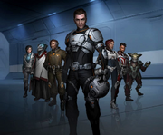 Hero and his companions