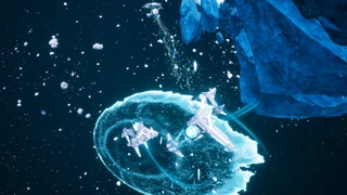 Shield provided by the Frost Shield Drone