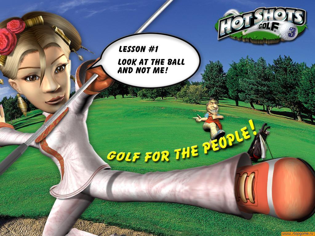 TURN TO CHANNEL 3: PS2's 'Hot Shots Golf 3' can make everybody a golf fan