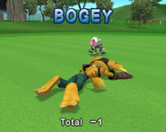 Ratchet gets a bogey