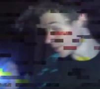 Jeff in "Reunion" with Slenderman in the background.