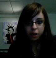 Stephanie in one of her Tumblr videos.