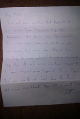 Jeff's Letter