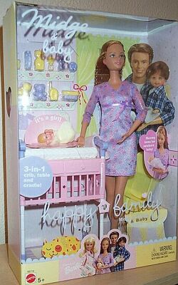 Happy Family Midge Mom & Baby Set Friends of Barbie Paraguay