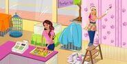 Barbie and teresa in a pet store