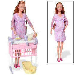 Resultado de imagem para barbie gravida  Barbie happy family, Baby doll  set, Baby barbie