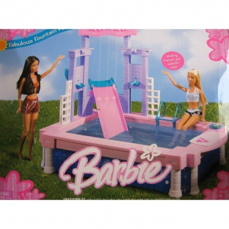 Barbie Baby and Barbie at the Swimming Pool, Jacuzzi and