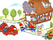 The firefighters are always there to help!