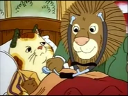 Doctor Lion (right) and Huckle Cat (left) as seen in A Big Operation