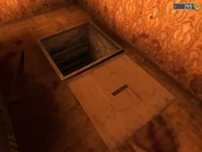 Вход в лабиринт из комнаты с крестом