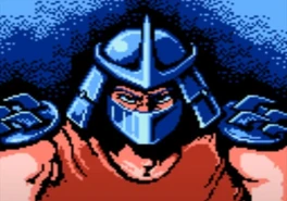 Shredder postać z gry wideo Wojownicze Żółwie Ninja.