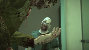 Brandon ugryziony przez zombie.