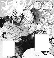 Forma Tomury podczas walki z Deku.