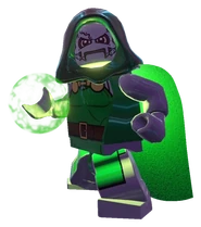 Doktor Doom postać z serii LEGO Marvel Super Heroes.