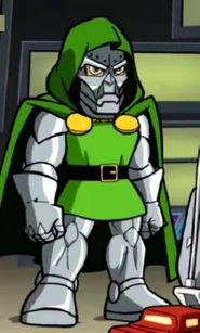 Doktor Doom postać z serialu animowanego Super Hero Squad.