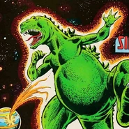 Godzilla postać z komiksów Marvel Comics z lat 70.