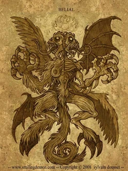 Belial w tekstach żydowskich.