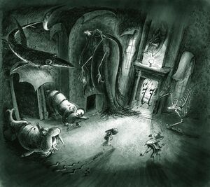 A concept art of the Other World as depicted in the book Coraline.