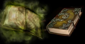 A darkly green-colored alternate Gozerian Codex.