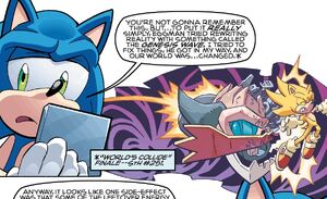 The Genesis Wave, as remembered by Sonic the Hedgehog.