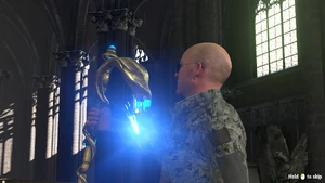 Grail cobra biting Brand.jpg (420 KB) The False Grail's cobra biting Brand's arm, triggering his transformation.