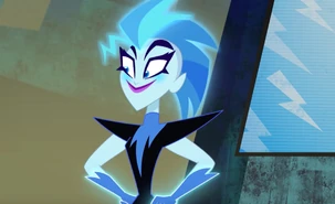 Livewire postać z serialu animowanego DC Super Hero Girls