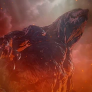 Godzilla Filius potomstwo Godzilli z animowanego filmu Godzilla: Planeta Potworów