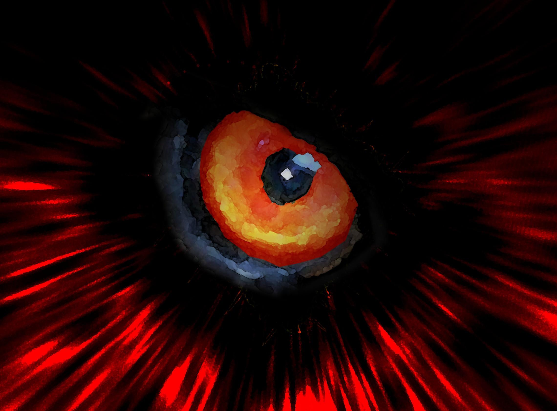 anime evil red eyes