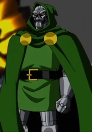 Doktor Doom postać z serialu animowanego Avengers: Potęga i Moc.