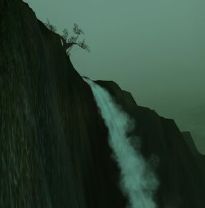 A view of the Misty Falls.