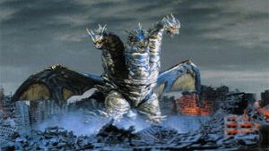 Keizer Ghidorah postać z filmu Godzilla: Ostatnia Wojna