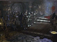 Sorceress Ultimecia's royal Armory at her Castle (with red blood in it).