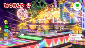 The World Bowser theme park.