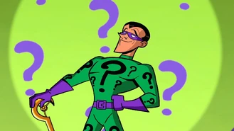 Człowiek-Zagadka postać z serialu animowanego Batman: Odważni i bezwzględni