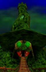 Gruntilda's Lair in Banjo-Kazooie.