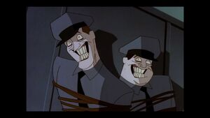 The effects as seen in the New Batman Adventures.