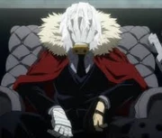 Tomura podczas jednoczenia Ligii Złoczyńców z Armią Meta-Wyzwolenia