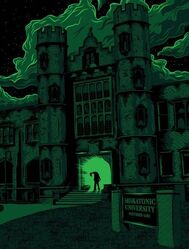 An artwork of the Miskatonic University.