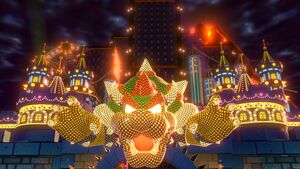 The main royal Castle of World Bowser.