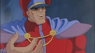 M. Bison postać z anime Street Fighter z 1995 roku