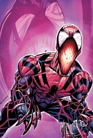 Spider-Carnage Ben Reily z symbiontem Carnage'a.