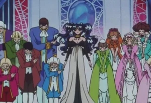 The once kind Queen Nehelenia and the once human-like people of the Dead Moon.