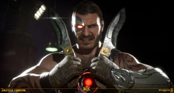 Kano postać z drugiej linii czasowej gier z serii Mortal Kombat.