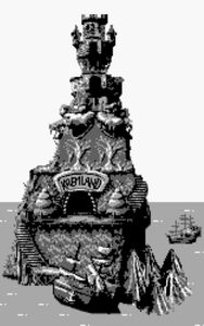 Krem-Isle (also known as Crocodile Isle), as seen in Donkey Kong Land 2.