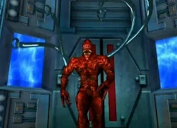 Carnage postać z gry Spider-Man z 2000 roku.